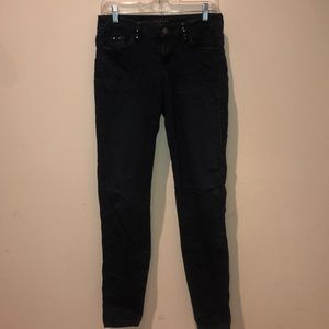 GUESS navy skinny jeans size 28